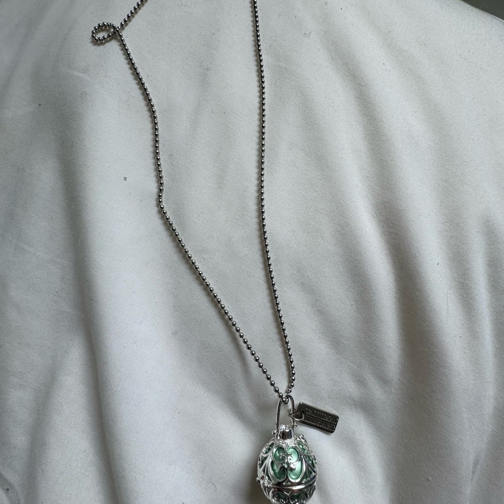 Filigree Locket Necklace - Picture 2 of 2